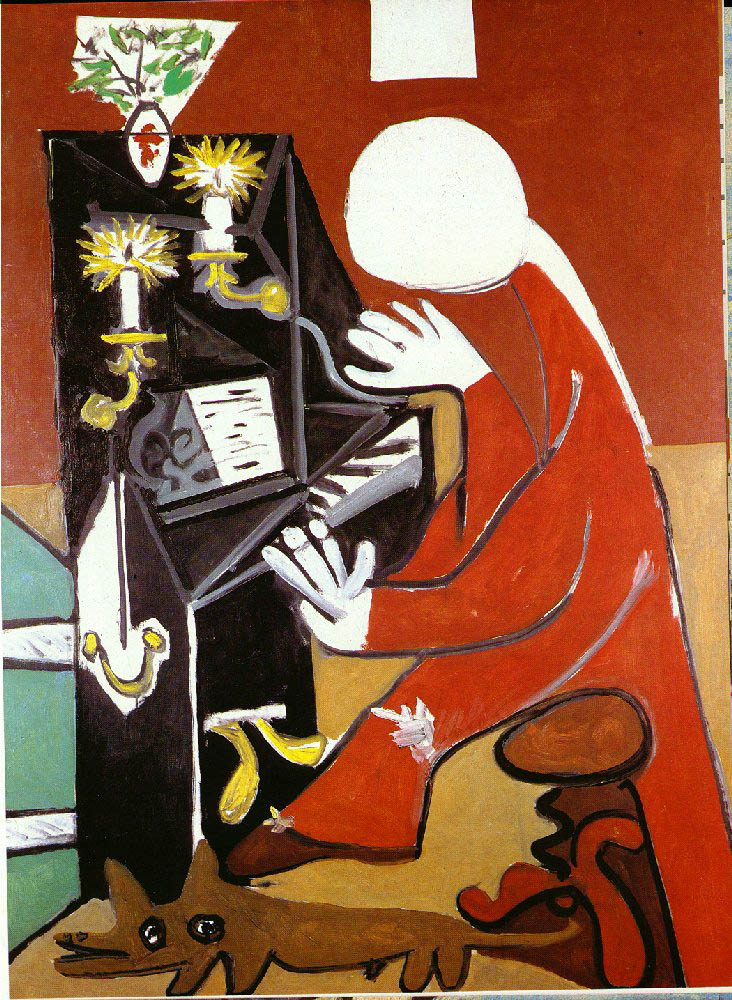 Pablo Picasso Le piano (Velázquez) 17-October 1957 oil painting reproduction