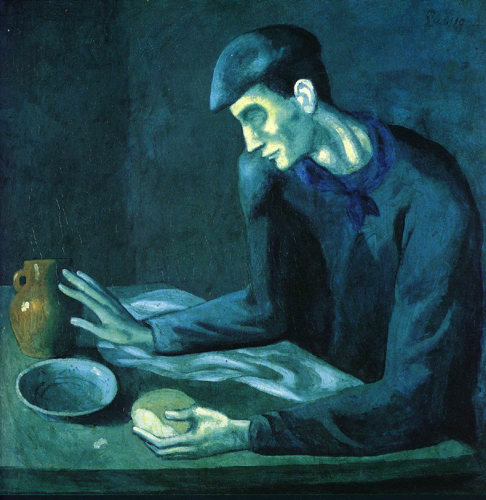 Pablo Picasso Le repas d'aveugle 1903 oil painting reproduction