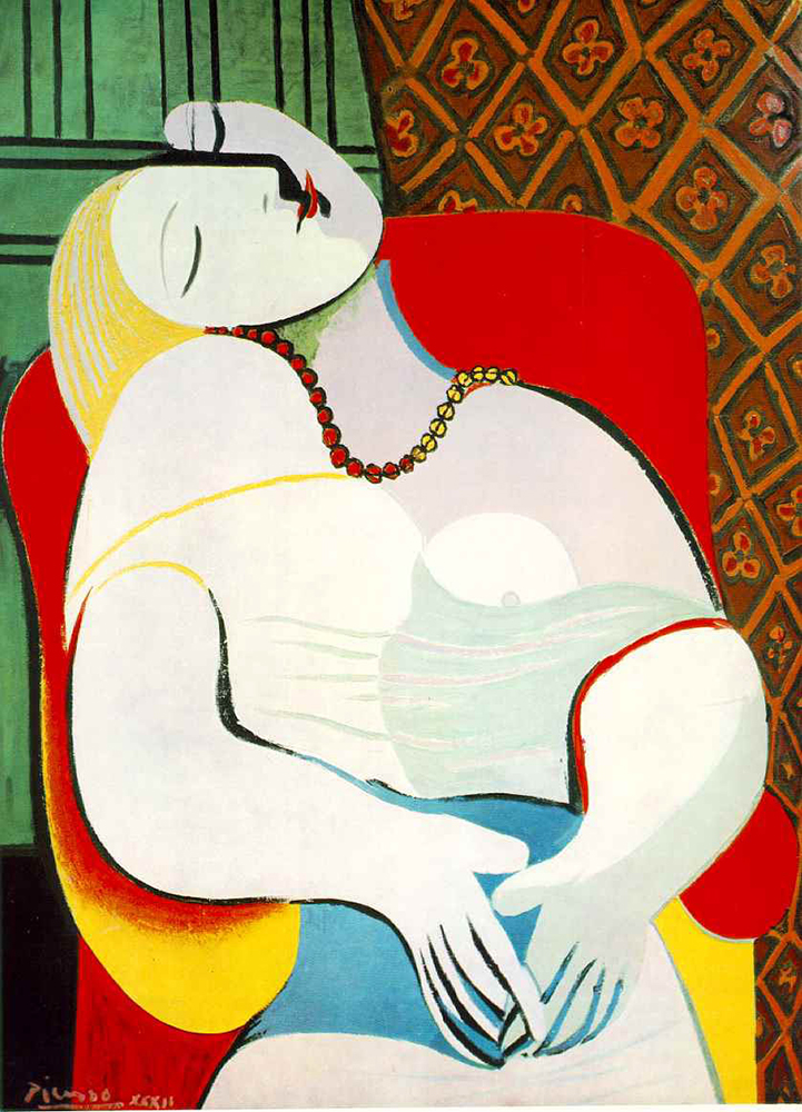 Pablo Picasso Le rêve 24-January 1932 oil painting reproduction