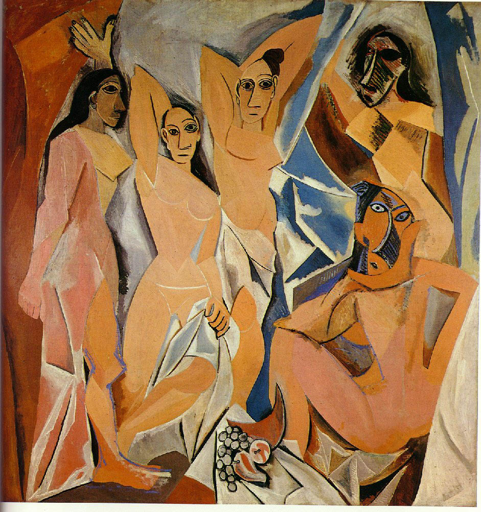 Pablo Picasso Les Demoiselles d'Avignon 1907 oil painting reproduction
