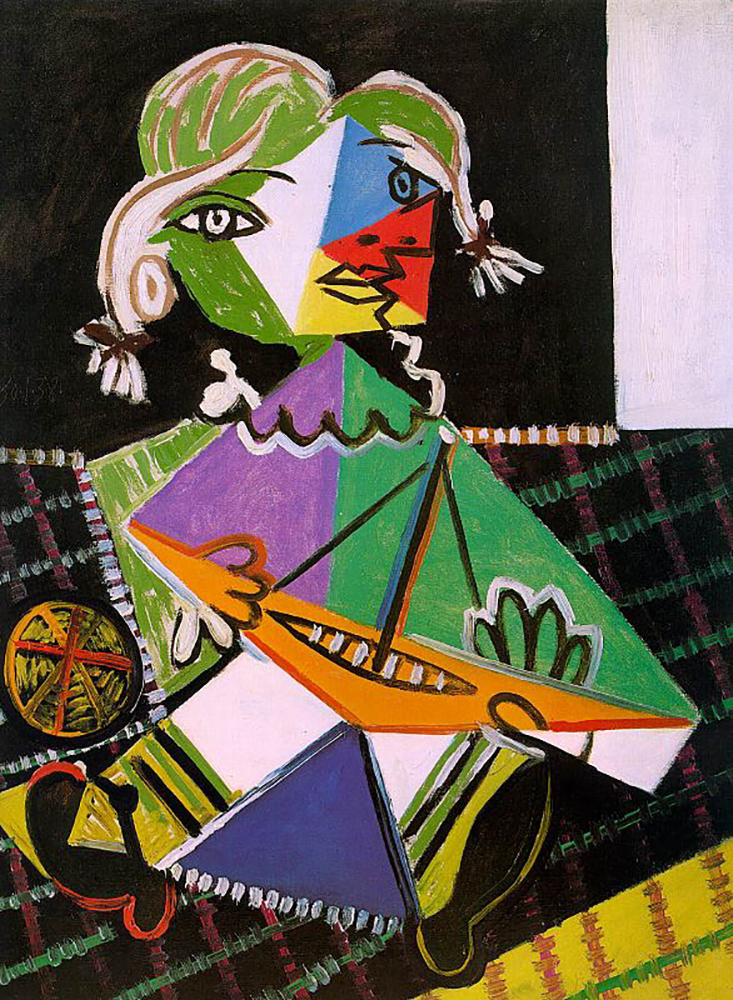 Pablo Picasso Maia au bateau 30-January 1938 oil painting reproduction