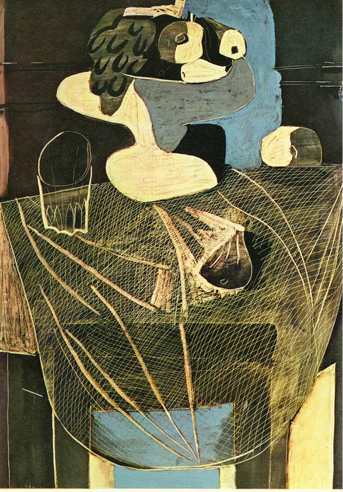 Pablo Picasso Nature morte au filet de pêche 1925 oil painting reproduction