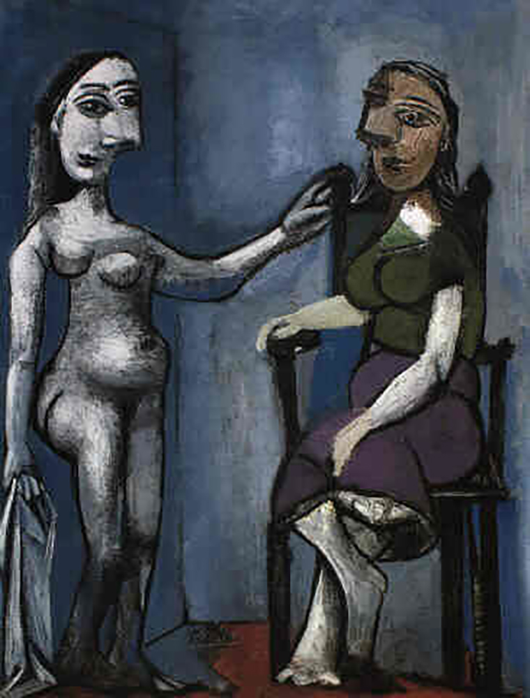 Pablo Picasso Personnes contemplent 1939 oil painting reproduction