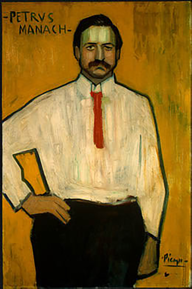 Pablo Picasso Portrait de Pedro Mañach 1901 oil painting reproduction