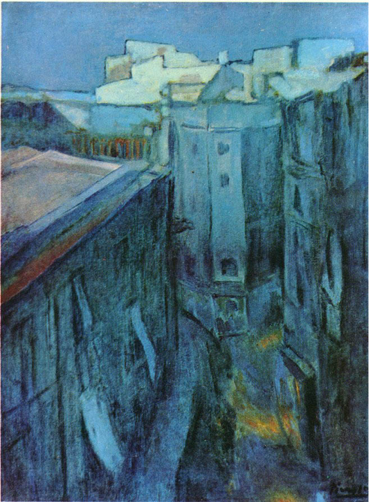 Pablo Picasso Riera de Sant Joan à aube 1903 oil painting reproduction