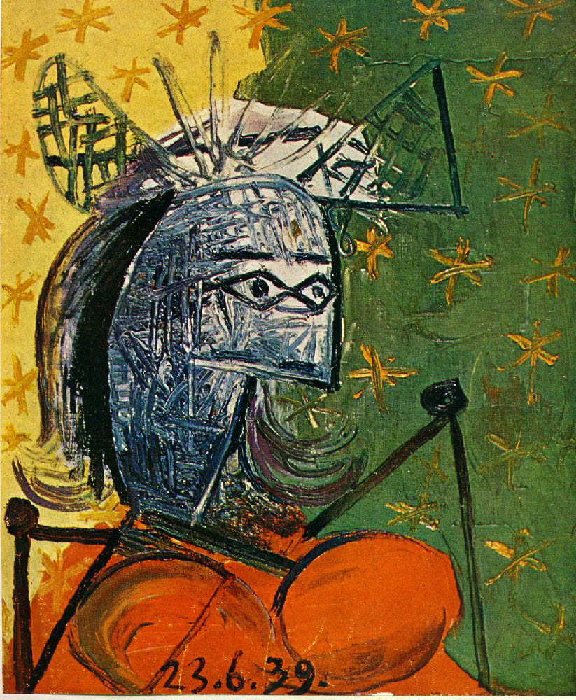 Pablo Picasso Untitled 3-June 1939 oil painting reproduction