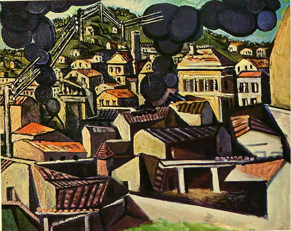 Pablo Picasso Fumée à Vallauris. 12-January 195 oil painting reproduction