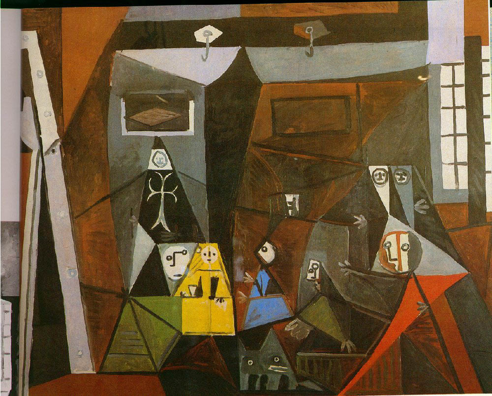 Pablo Picasso Les Ménines (Velázquez). 17-August 1957 oil painting reproduction