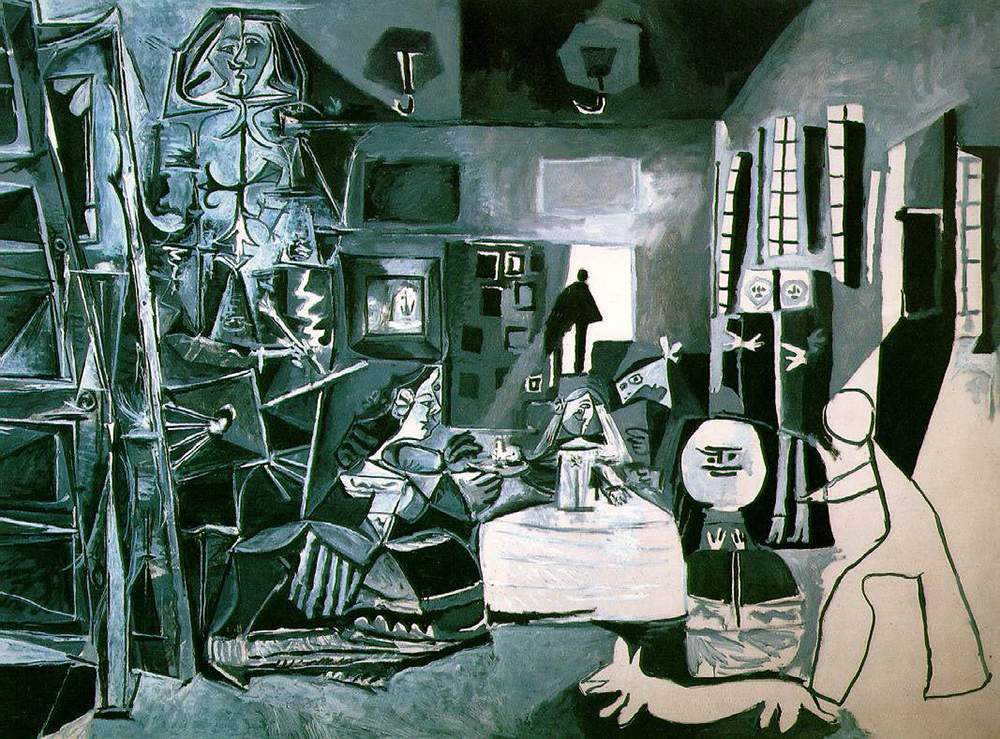 Pablo Picasso Les Ménines (Velázquez). 3-October 1957 oil painting reproduction