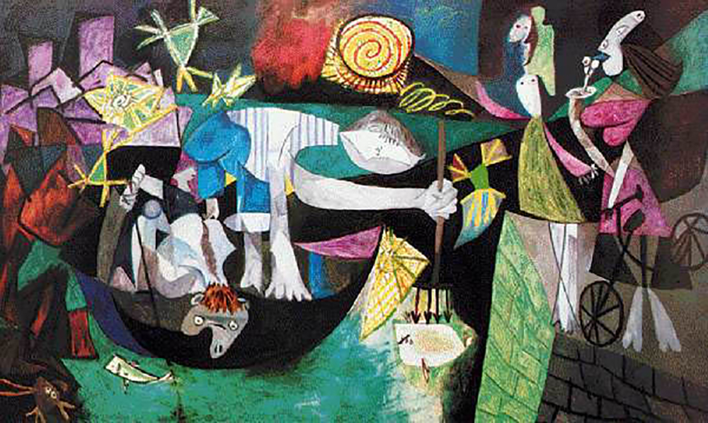 Pablo Picasso Pêche de nuit à Antibes. August 1939 oil painting reproduction