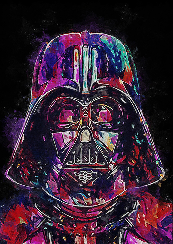  Movie Art - Stars Wars - Abstract Darth Vader 4 painting for sale starwars07
