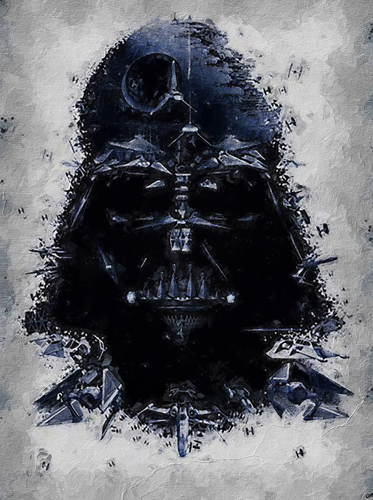  Movie Art - Stars Wars - Abstract Darth Vader 5 painting for sale starwars08