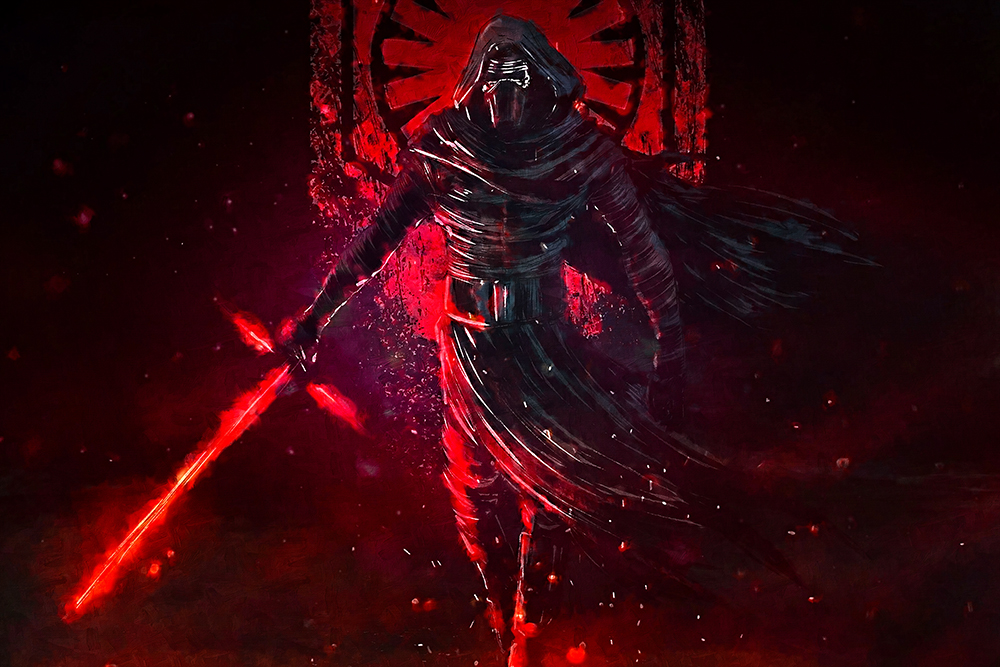  Movie Art - Stars Wars - Kylo Ren 5 painting for sale starwars104