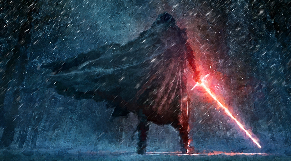  Movie Art - Stars Wars - Snowstorm painting for sale starwars17