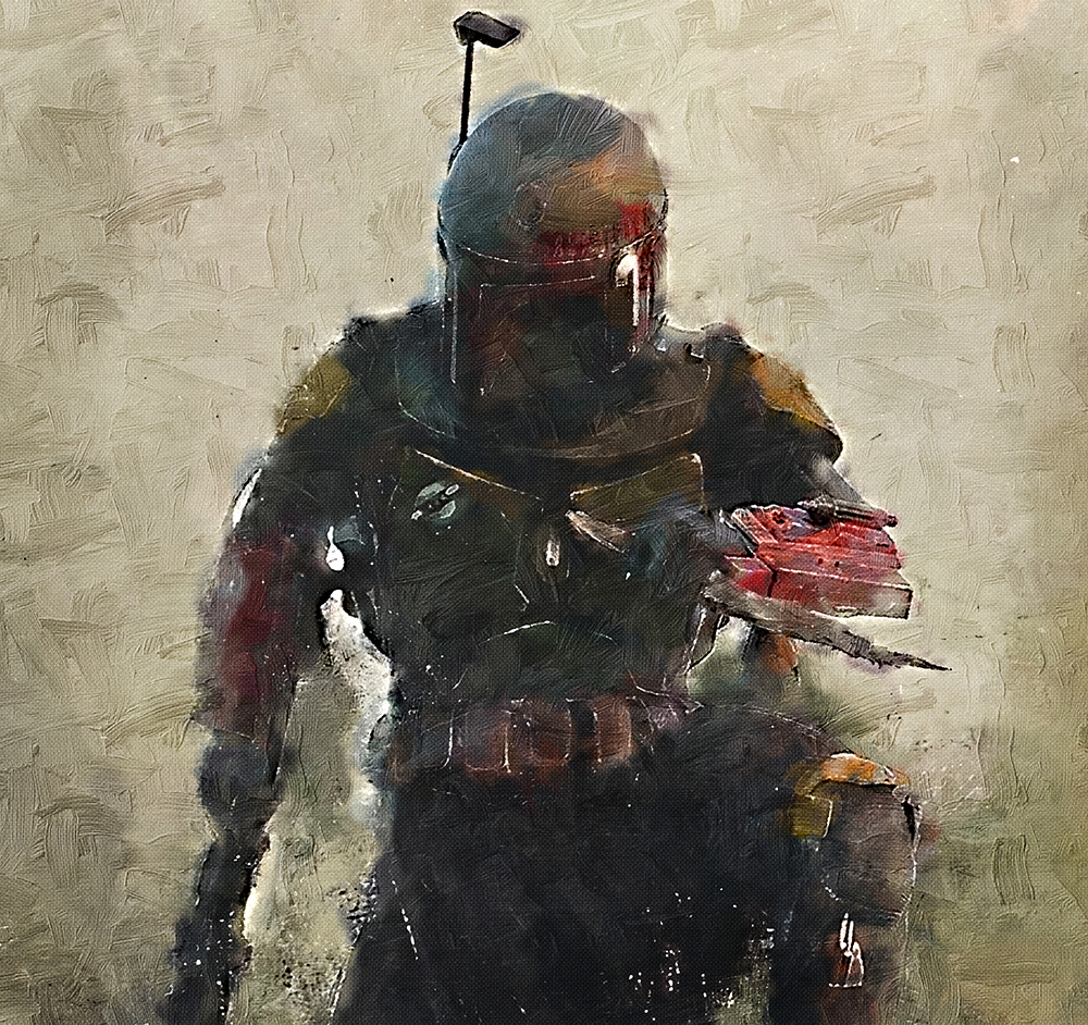  Movie Art - Stars Wars - Boba Fett 4 painting for sale starwars203