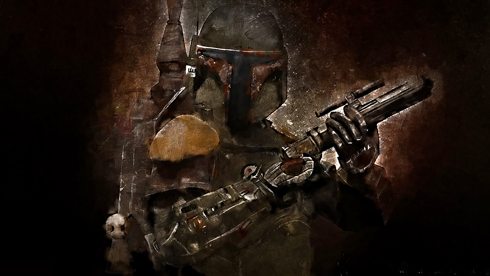  Movie Art - Stars Wars - Boba Fett 5 painting for sale starwars204