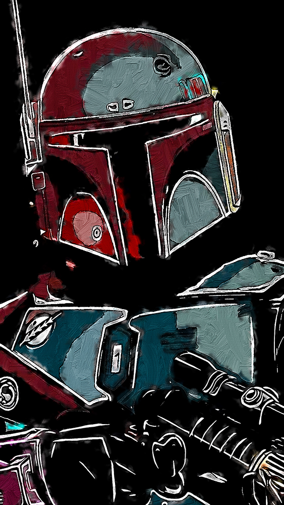  Movie Art - Stars Wars - Boba Fett 6 painting for sale starwars205