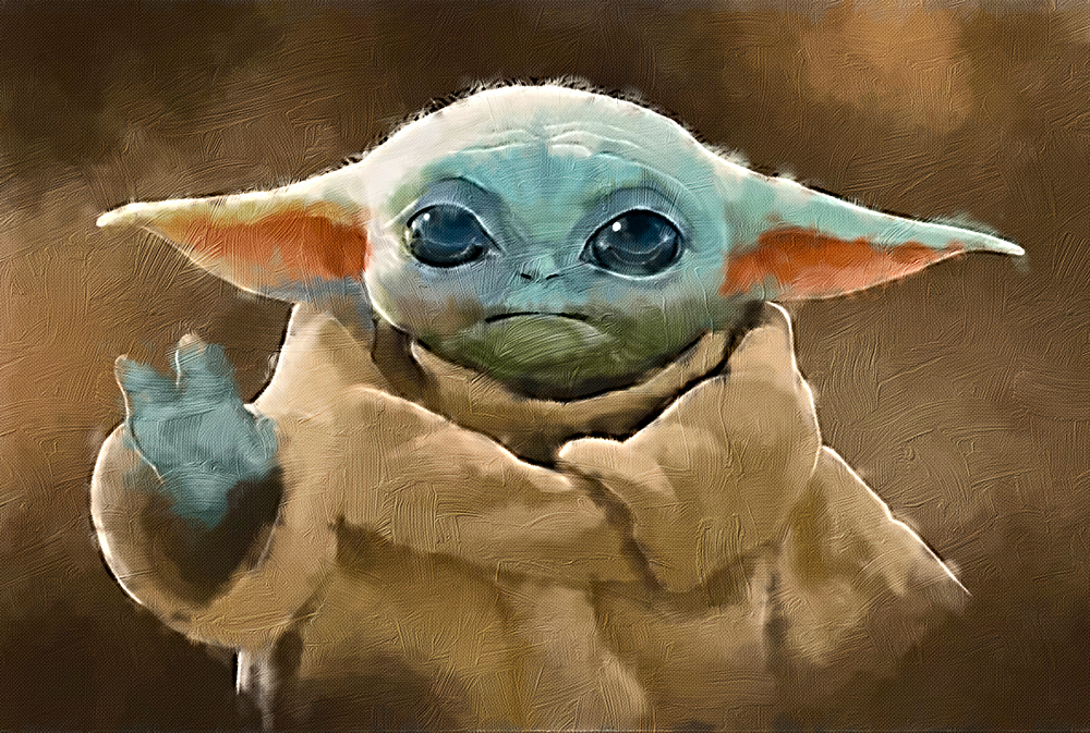  Movie Art - Stars Wars - Yoda 3 painting for sale starwars302