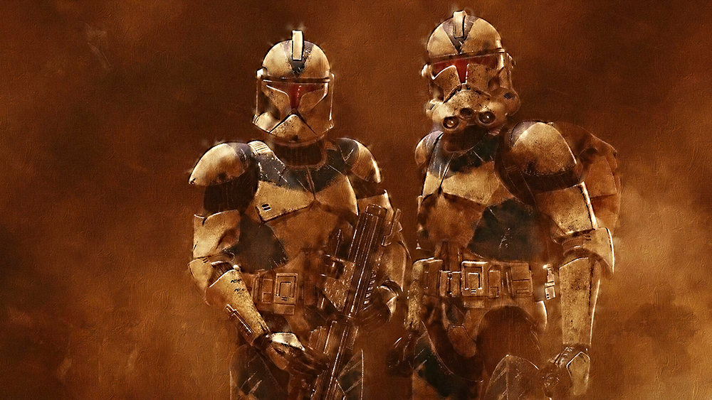  Movie Art - Stars Wars - Stormtroopers painting for sale starwars401