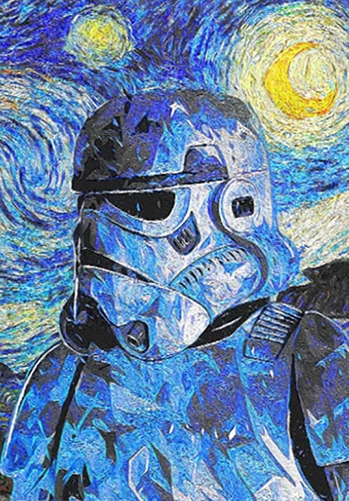  Movie Art - Stars Wars - Van Gogh Stormtrooper painting for sale starwars700
