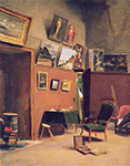 Frederic Bazille Studio in the rue de Furstenberg oil painting reproduction