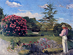 Frederic Bazille The Little Gardener oil painting reproduction
