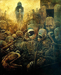 Zdzislaw Beksinski BEKSINSKI285 oil painting reproduction