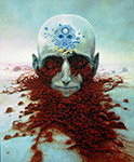 Zdzislaw Beksinski BEKSINSKI291 oil painting reproduction