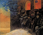 Zdzislaw Beksinski BEKSINSKI482 oil painting reproduction