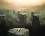 Zdzislaw Beksinski BEKSINSKI507 oil painting reproduction