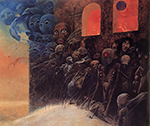 Zdzislaw Beksinski BEKSINSKI571 oil painting reproduction