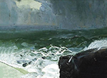 George Bellows Approach of Rain oil painting reproduction