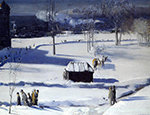 George Bellows Blue Snow, the Battery oil painting reproduction