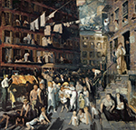 George Bellows Cliff Dwellers oil painting reproduction