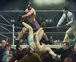 George Bellows Dempsey and Firpo oil painting reproduction