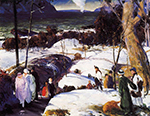 George Bellows Easter Snow oil painting reproduction