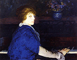 George Bellows Emma at the Piano oil painting reproduction