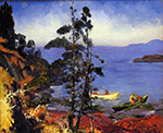 George Bellows Evening Blue oil painting reproduction
