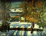 George Bellows In Winter, 1912 oil painting reproduction