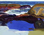George Bellows The Blue Pool oil painting reproduction
