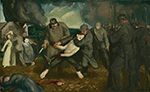George Bellows The Germans Arrive oil painting reproduction