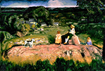 George Bellows Three Children oil painting reproduction