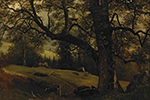 Albert Bierstadt A Trail Through the Trees oil painting reproduction
