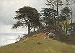 Albert Bierstadt Cypress Point, Monterey oil painting reproduction