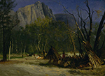 Albert Bierstadt Indians in Council, California oil painting reproduction
