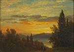 Albert Bierstadt On the Hudson River Near Irvington oil painting reproduction