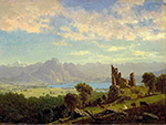 Albert Bierstadt Scene in the Tyrol oil painting reproduction