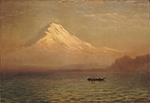 Albert Bierstadt Sunrise on Mount Tacoma oil painting reproduction