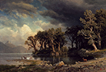 Albert Bierstadt The Coming Storm oil painting reproduction