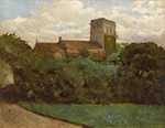 Albert Bierstadt Tottenham Church, London oil painting reproduction